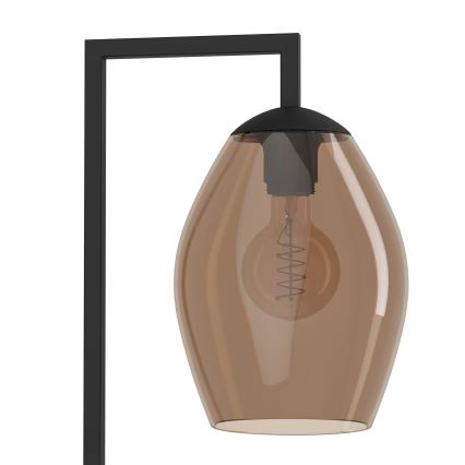 Eglo - Stojací lampa 1xE27/40W/230V hnědá