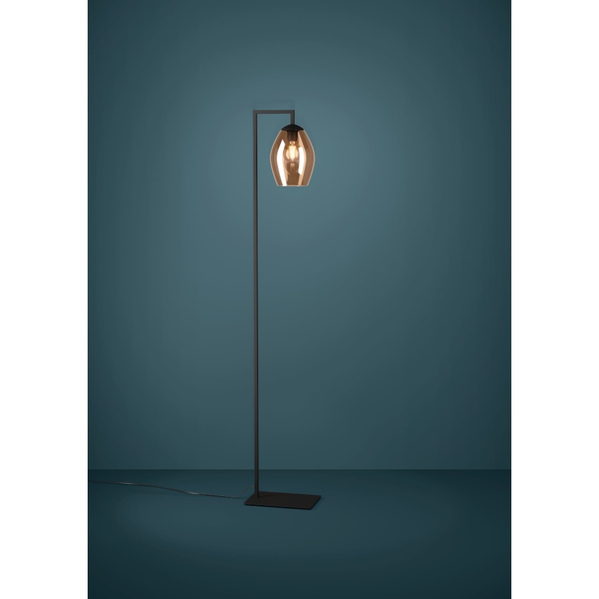Eglo - Stojací lampa 1xE27/40W/230V hnědá