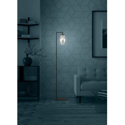 Eglo - Stojací lampa 1xE27/40W/230V kouřová
