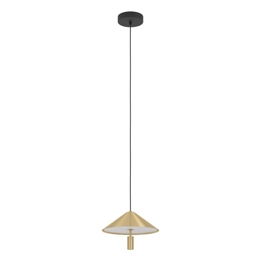 Eglo - LED Lustr na lanku LED/12W/230V 3000K zlatá