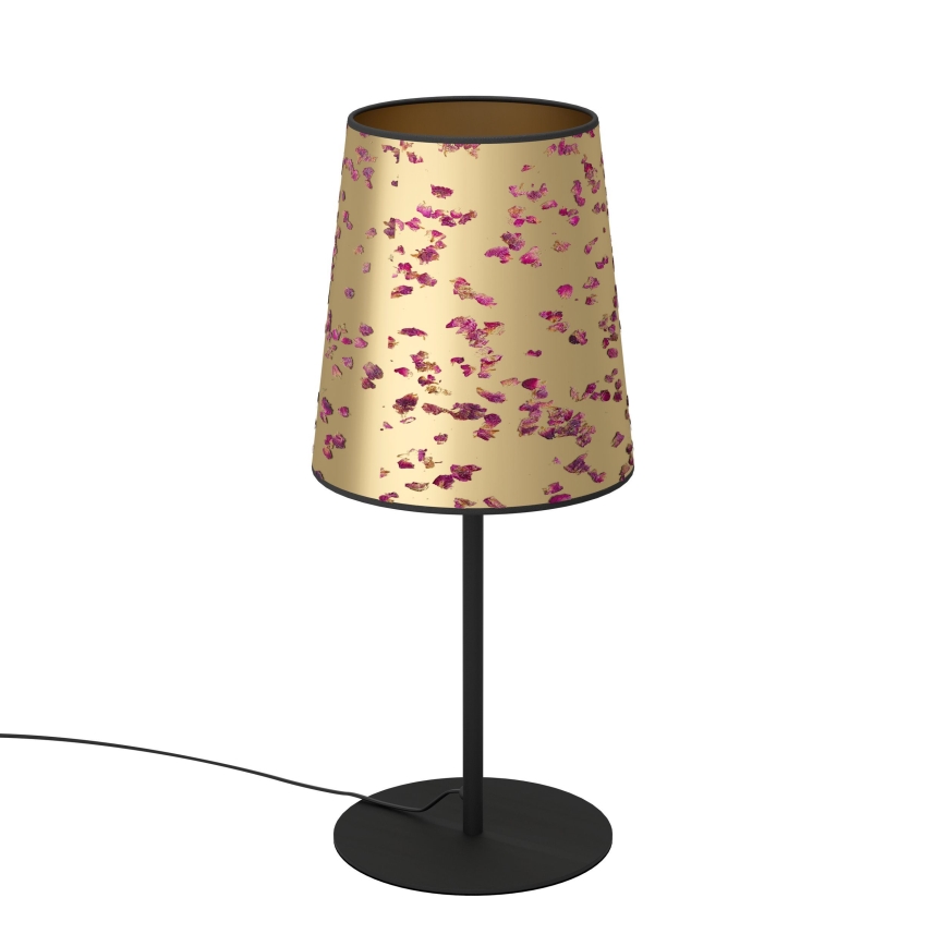 Eglo - Stolní lampa 1xE27/25W/230V zlatá/růžová