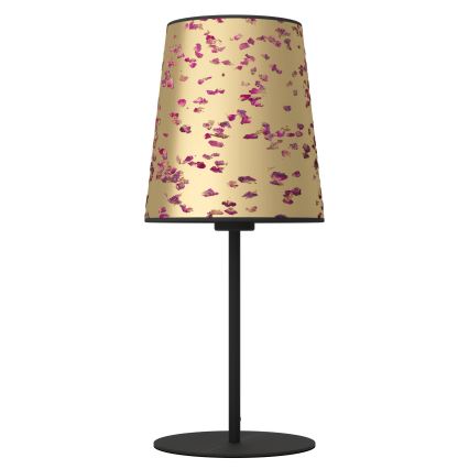 Eglo - Stolní lampa 1xE27/25W/230V zlatá/růžová