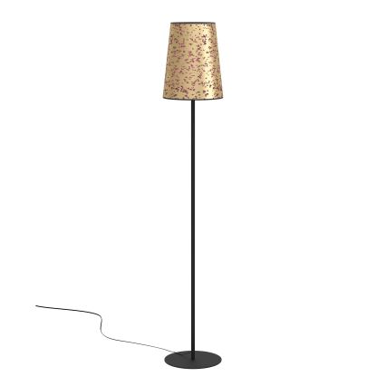 Eglo - Stojací lampa 1xE27/25W/230V zlatá/růžová