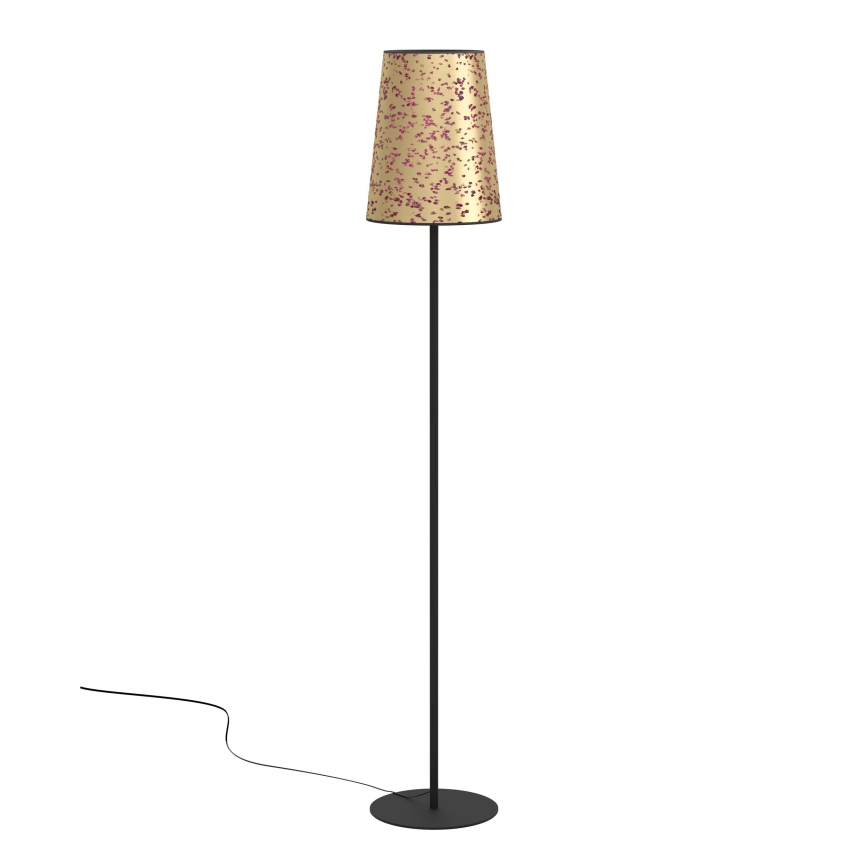 Eglo - Stojací lampa 1xE27/25W/230V zlatá/růžová