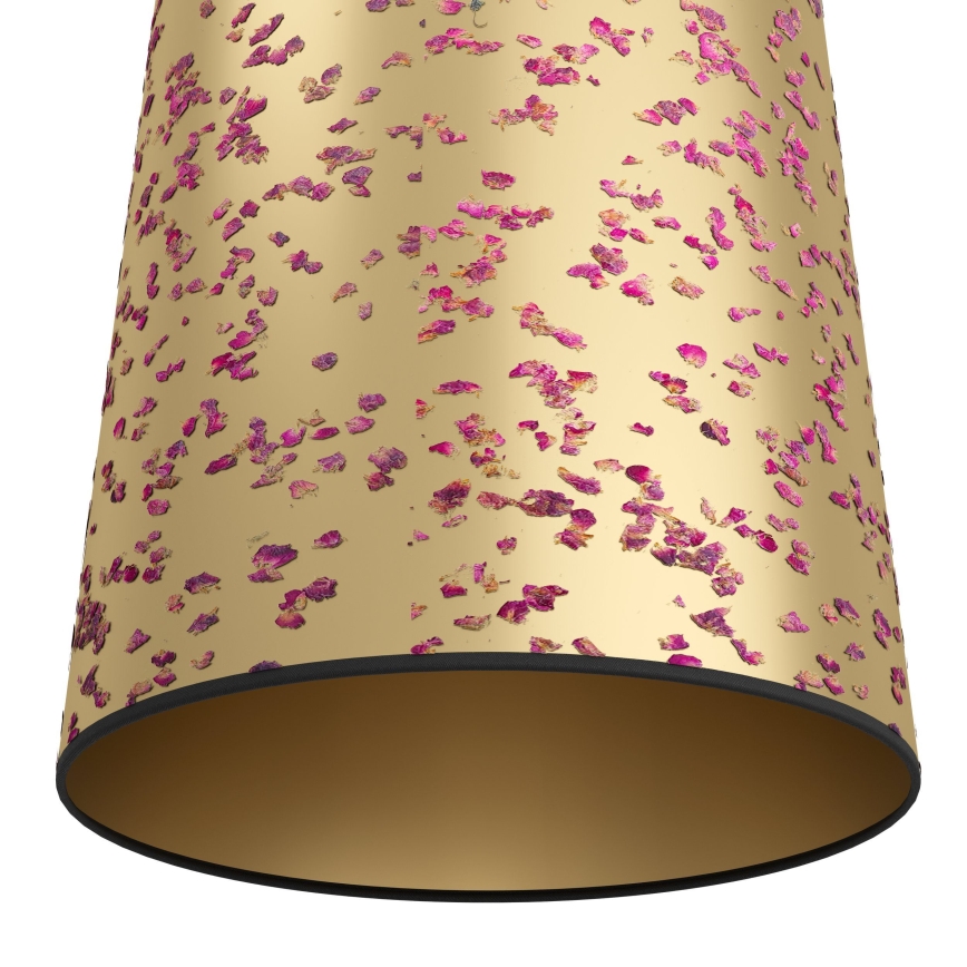 Eglo - Stojací lampa 1xE27/25W/230V zlatá/růžová