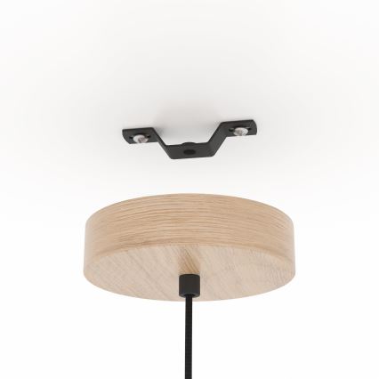 Eglo - Lustr na lanku 1xE27/25W/230V béžová