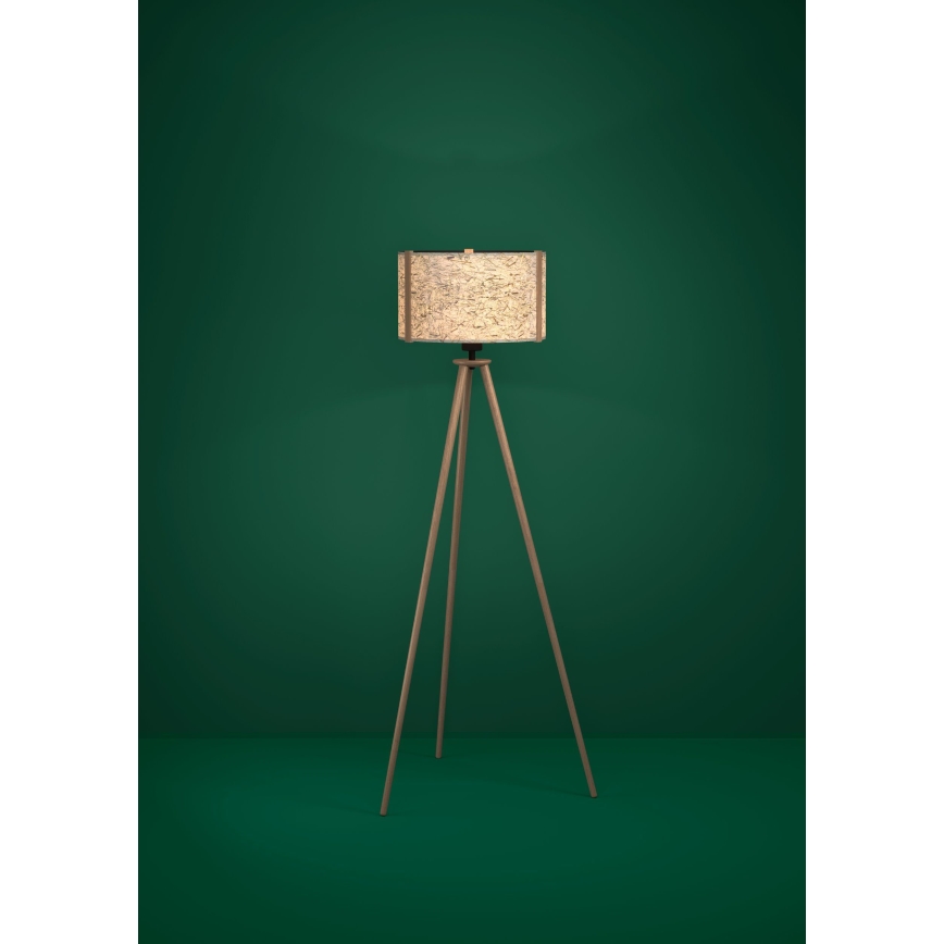Eglo - Stojací lampa 1xE27/25W/230V béžová