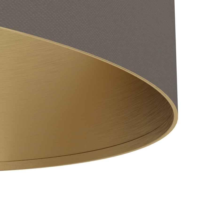 Eglo - Stojací lampa 1xE27/40W/230V hnědá/zlatá