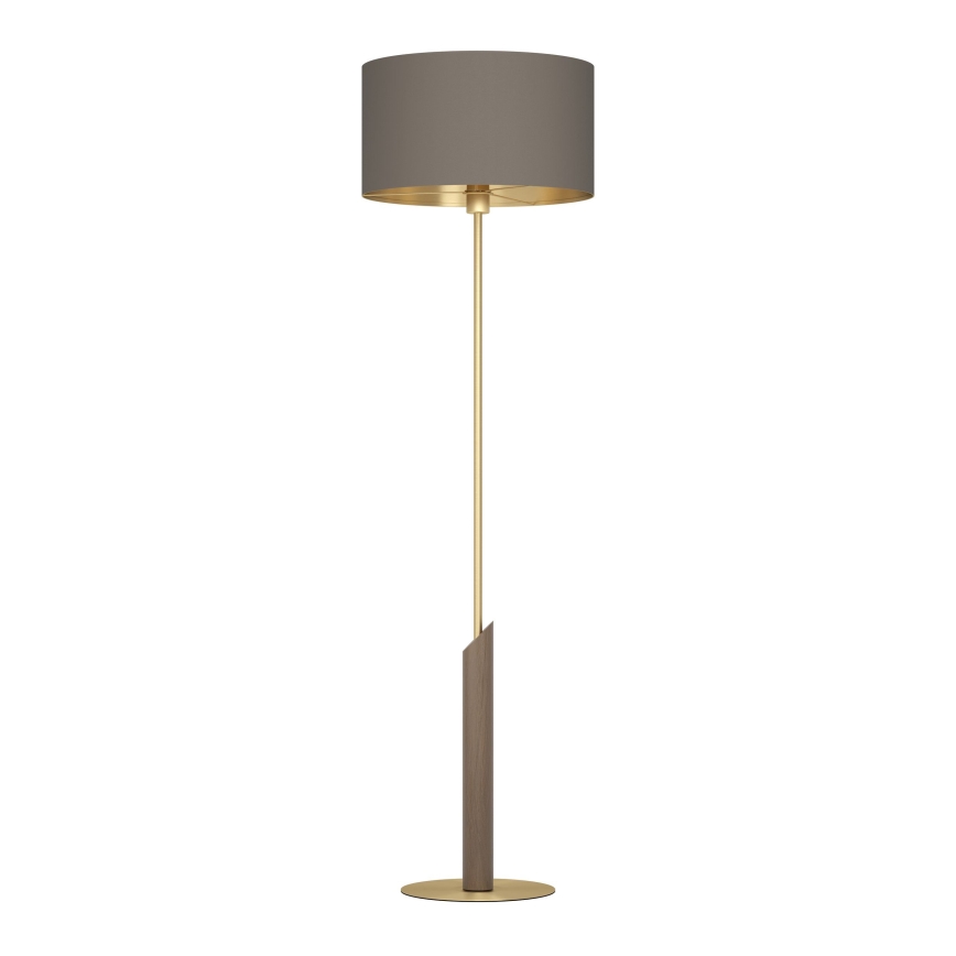 Eglo - Stojací lampa 1xE27/40W/230V hnědá/zlatá