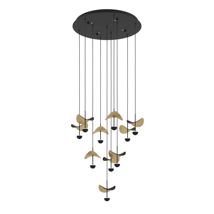 Eglo - LED Stmívatelný lustr na lanku 10xLED/2,3W/230V 3000K pr. 58 cm
