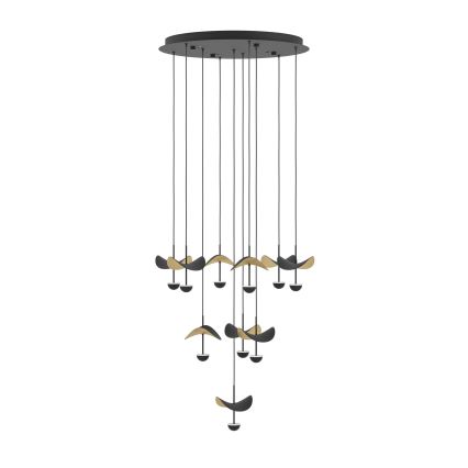 Eglo - LED Stmívatelný lustr na lanku 10xLED/2,3W/230V 3000K pr. 58 cm