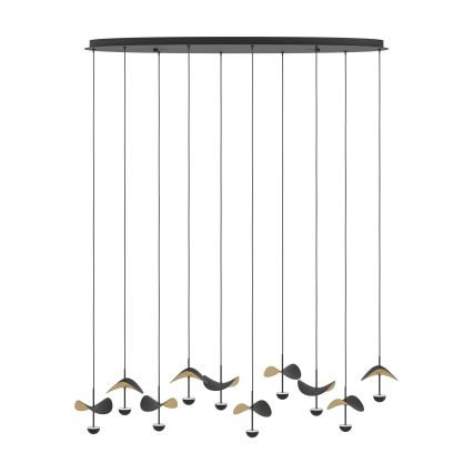 Eglo - LED Stmívatelný lustr na lanku 10xLED/2,3W/230V 3000K