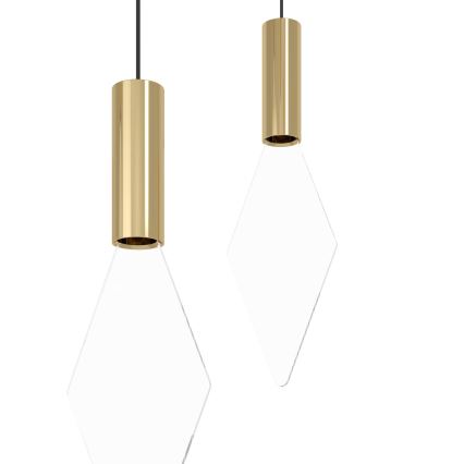 Eglo - LED Stmívatelný lustr na lanku 10xLED/3W/230V 3000K pr. 58 cm zlatá