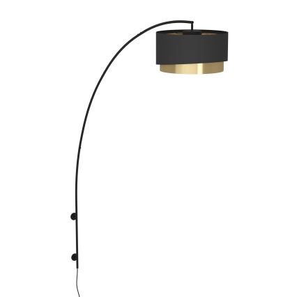 Eglo - Nástěnné svítidlo 1xE27/40W/230V černá/zlatá