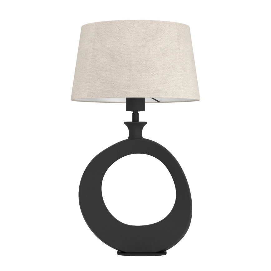 Eglo - Stolní lampa 1xE27/60W/230V 52,5 cm černá/krémová