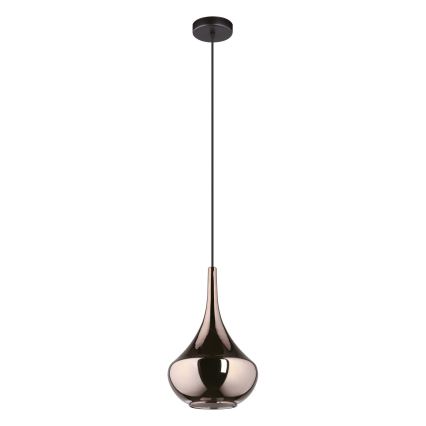 Eglo - Lustr na lanku 1xE27/28W/230V měděná