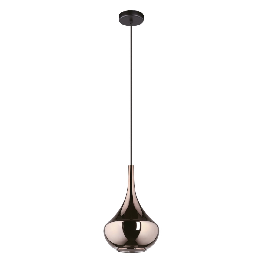 Eglo - Lustr na lanku 1xE27/28W/230V měděná