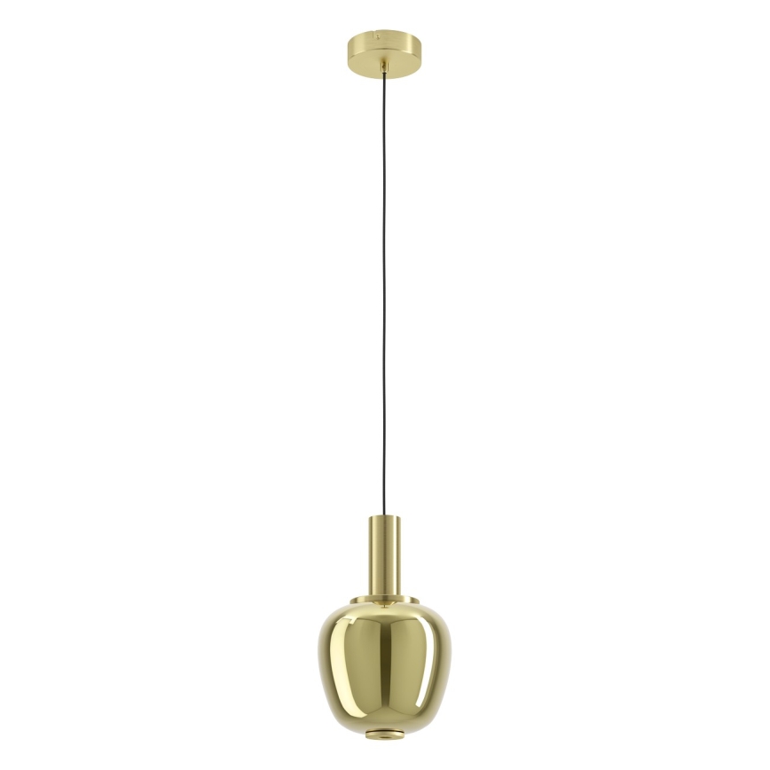 Eglo - LED Stmívatelný lustr na lanku LED/5,5W/230V + LED/1,6W zlatá