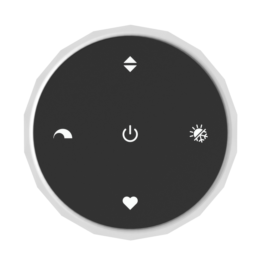 Eglo - LED Stmívatelný lustr na lanku 5xLED/5,8W/230V 2200-6500K černá/béžová/kouřová + dálkové ovládání