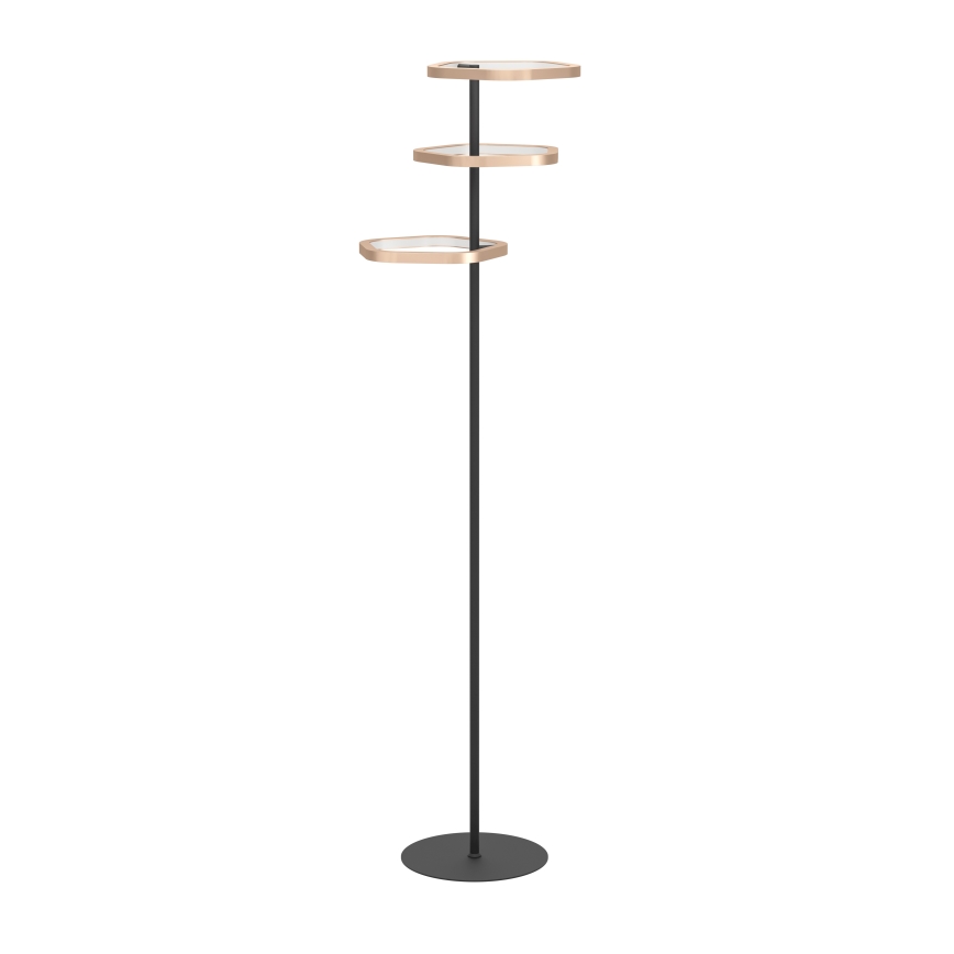 Eglo - LED Stmívatelná stojací lampa LED/20W/230V 2200-6500K mosaz