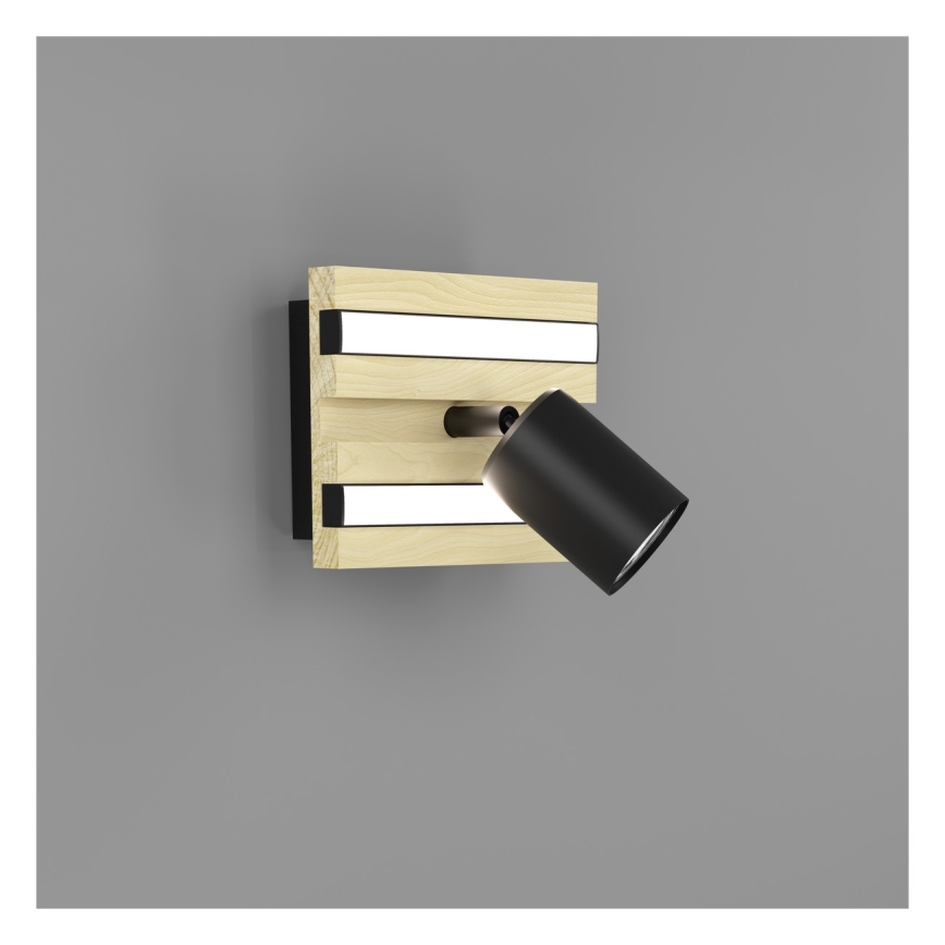 Eglo - LED Nástěnné bodové svítidlo LED/2,2W/230V + 2xLED/1,2W + 2xLED/2W béžová/černá