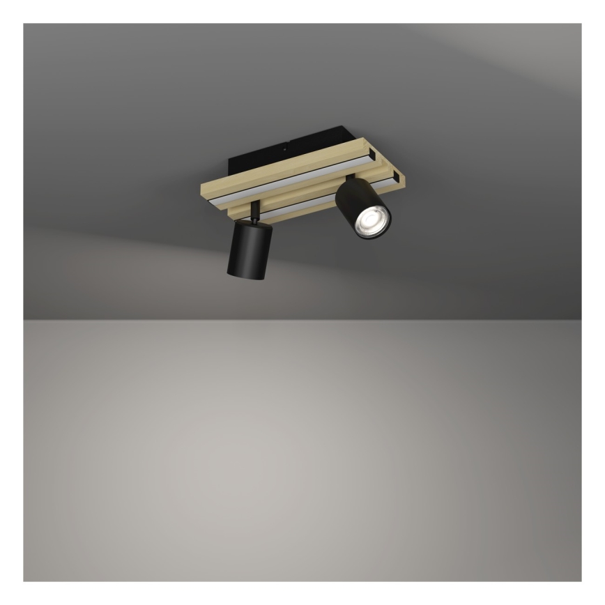 Eglo - LED Bodové svítidlo 2xLED/2,2W/230V + 2xLED/1,2W + 2xLED/2W béžová/černá