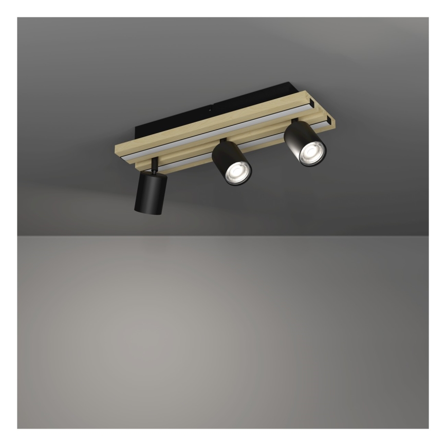 Eglo - LED Bodové svítidlo 3xLED/2,2W/230V + 2xLED/1,2W + 2xLED/2W béžová/černá