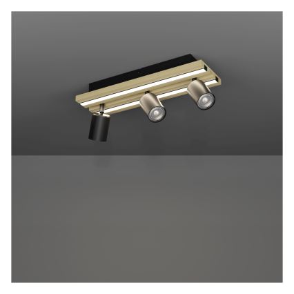 Eglo - LED Bodové svítidlo 3xLED/2,2W/230V + 2xLED/1,2W + 2xLED/2W béžová/černá