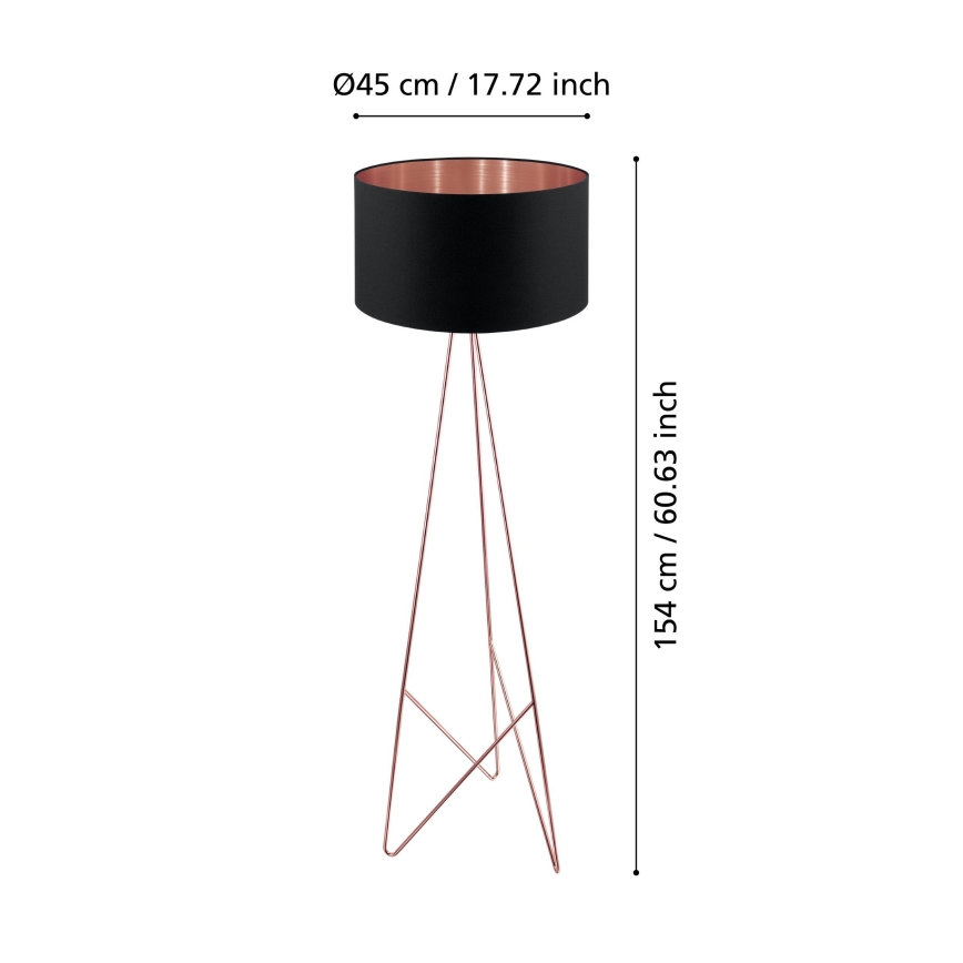 Eglo - Stojací lampa 1xE27/60W/230V