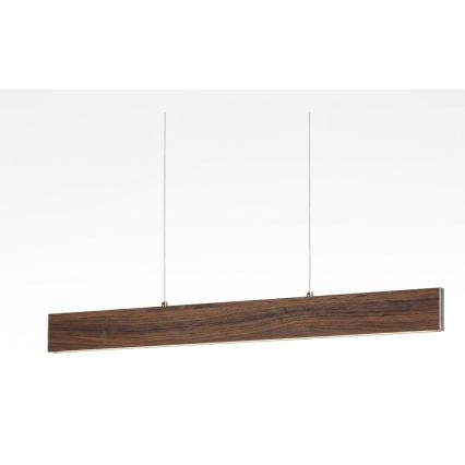 Eglo - LED Lustr na lanku LED/17W/230V + LED/4,2W ořech