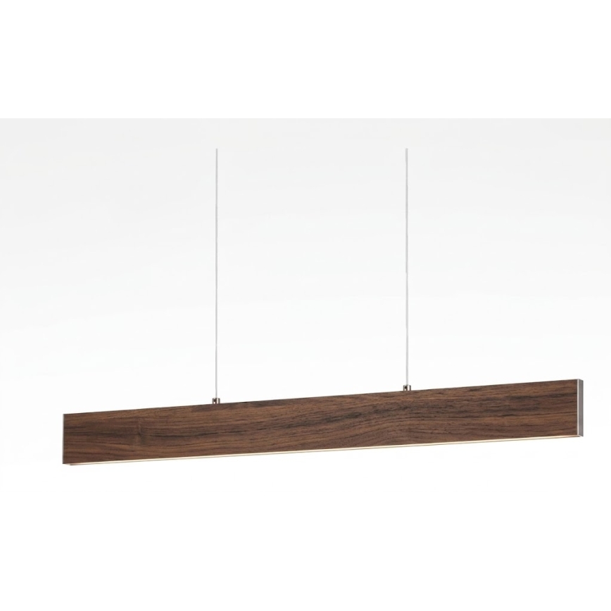 Eglo - LED Lustr na lanku LED/17W/230V + LED/4,2W ořech