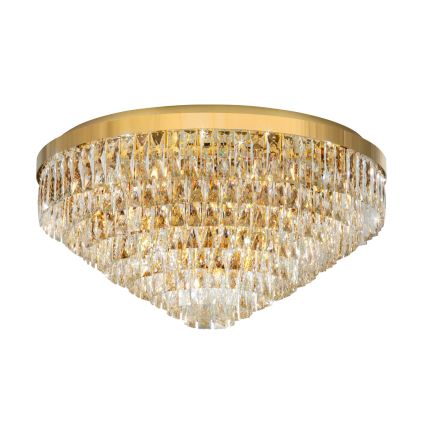 Eglo - Stropní svítidlo 16xE14/40W/230V zlatá