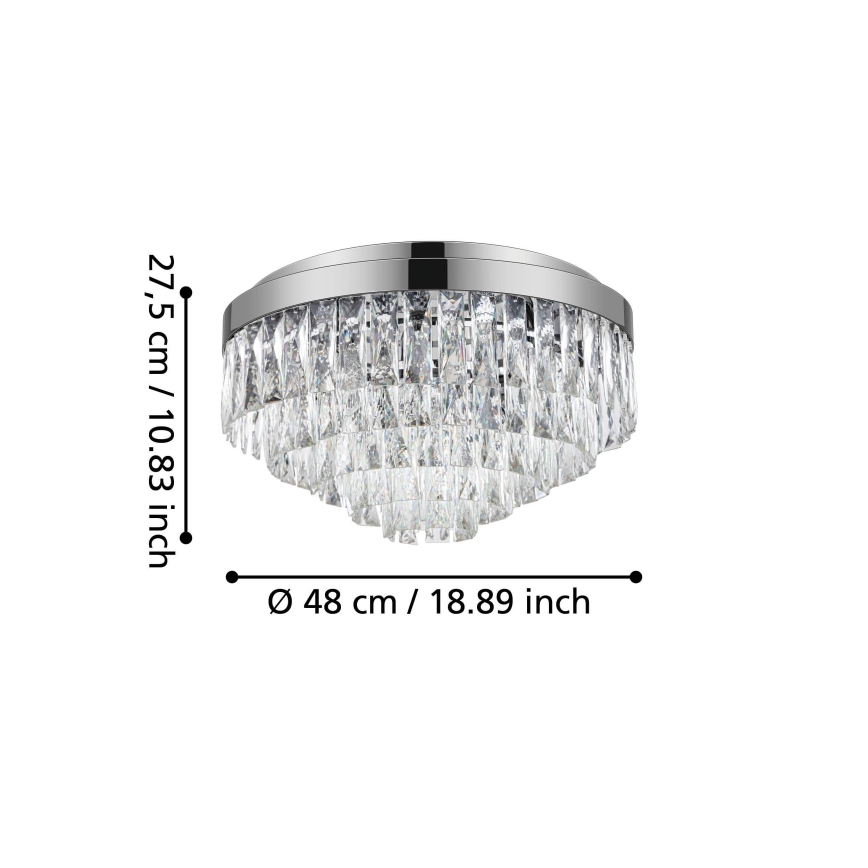 Eglo - Stropní svítidlo 8xE14/40W/230V