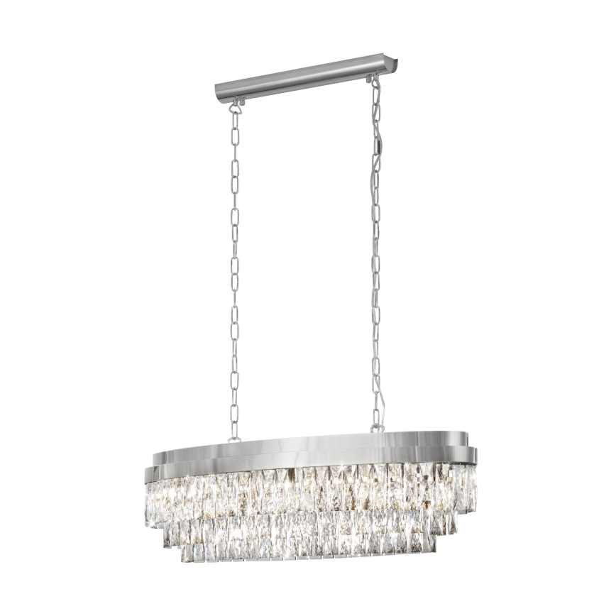Eglo - Lustr na řetězu 10xE14/40W/230V lesklý chrom