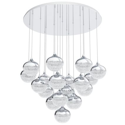 Eglo - LED Stmívatelný lustr na lanku 18xLED/3,1W/230V