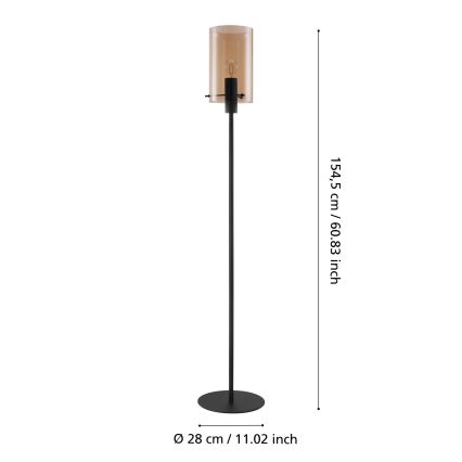 Eglo - Stojací lampa 1xE27/40W/230V