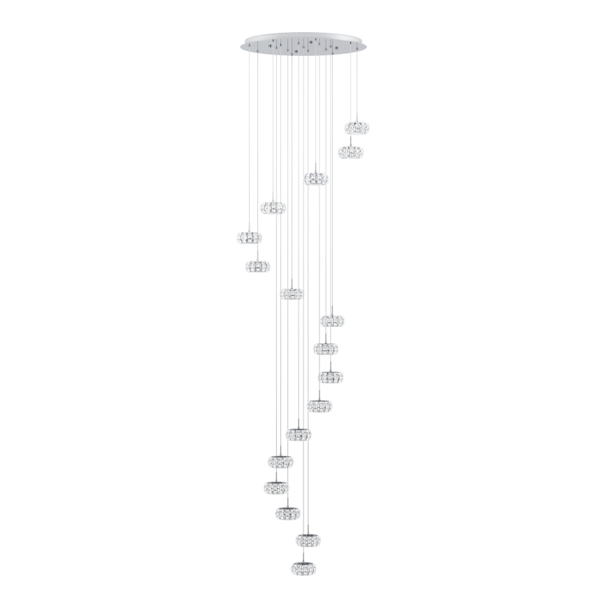 Eglo - LED Stmívatelný lustr na lanku 17xLED/4,5W/230V