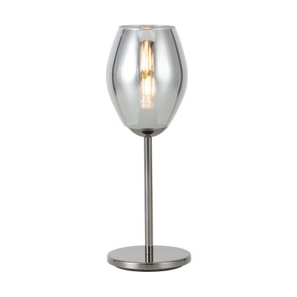 Eglo - Stolní lampa 1xE27/60W/230V černá/kouřová