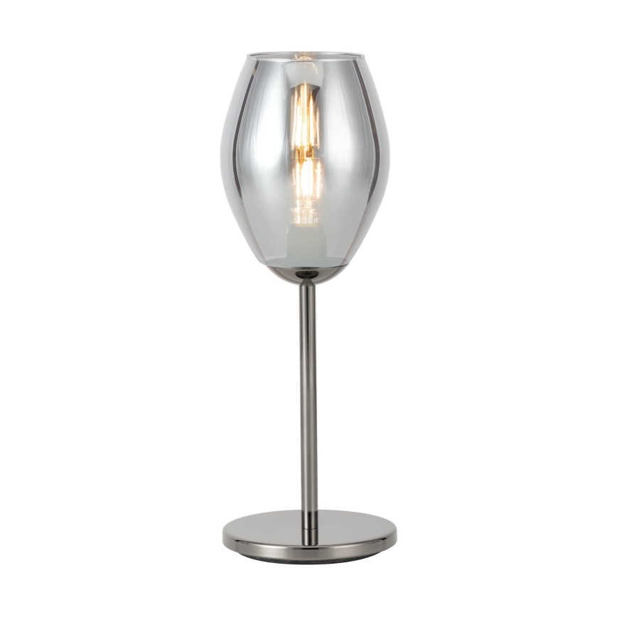 Eglo - Stolní lampa 1xE27/60W/230V černá/kouřová