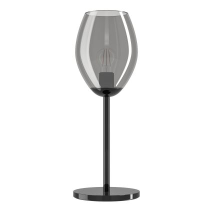 Eglo - Stolní lampa 1xE27/60W/230V černá/kouřová