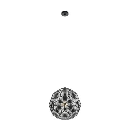 Eglo - Lustr na lanku 1xE27/60W/230V pr. 41 cm černá
