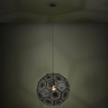 Eglo 39619 - Lustr na lanku 1xE27/60W/230V pr. 50 cm černá
