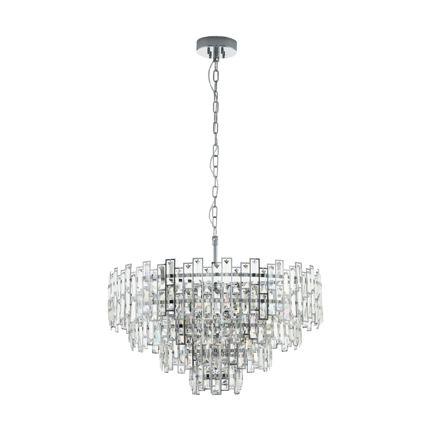 Eglo - Lustr na řetězu 10xE14/25W/230V pr. 78 cm