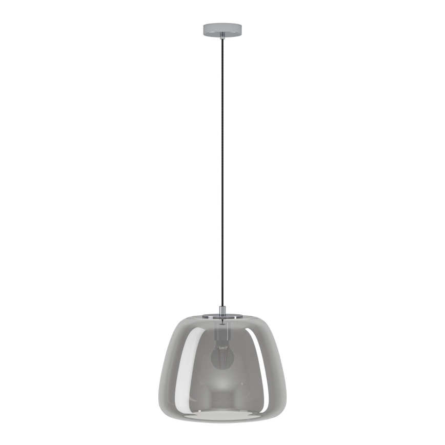 Eglo - Lustr na lanku 1xE27/40W/230V pr. 35 cm kouřová