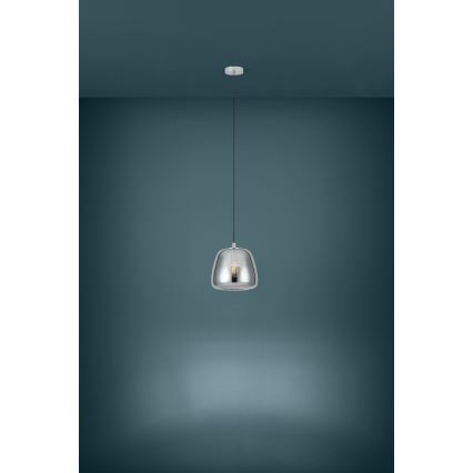 Eglo - Lustr na lanku 1xE27/40W/230V pr. 26 cm kouřová