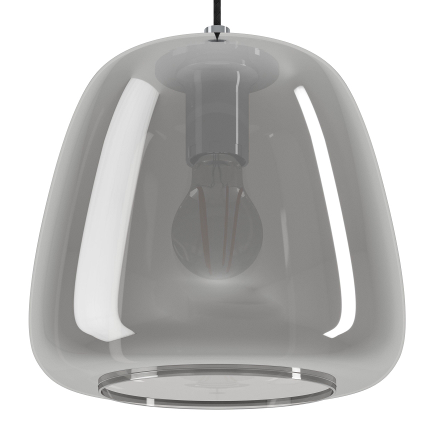Eglo - Lustr na lanku 3xE27/40W/230V kouřová