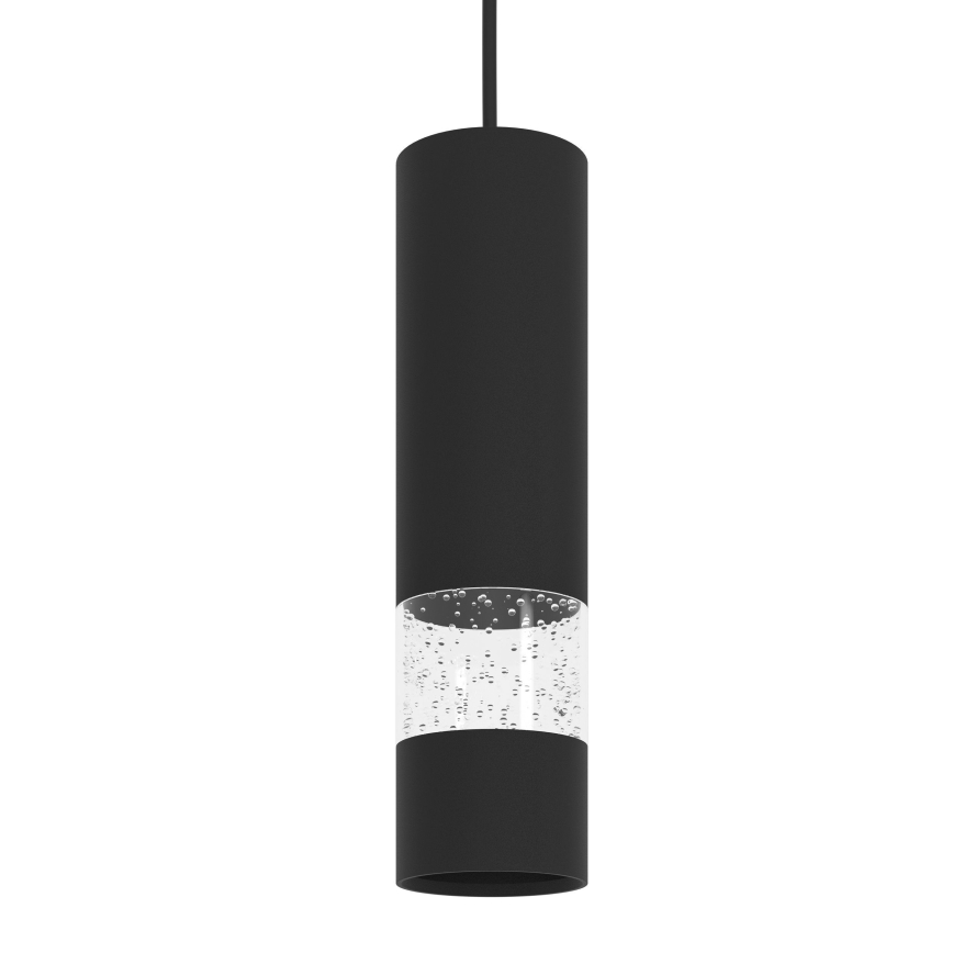 Eglo - LED Lustr na lanku 1xGU10/4,6W/230V černá