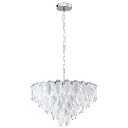 Eglo - Lustr na řetězu 10xE14/40W/230V