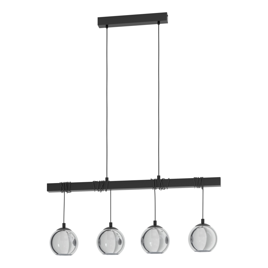 Eglo - Lustr na lanku 4xE27/40W/230V