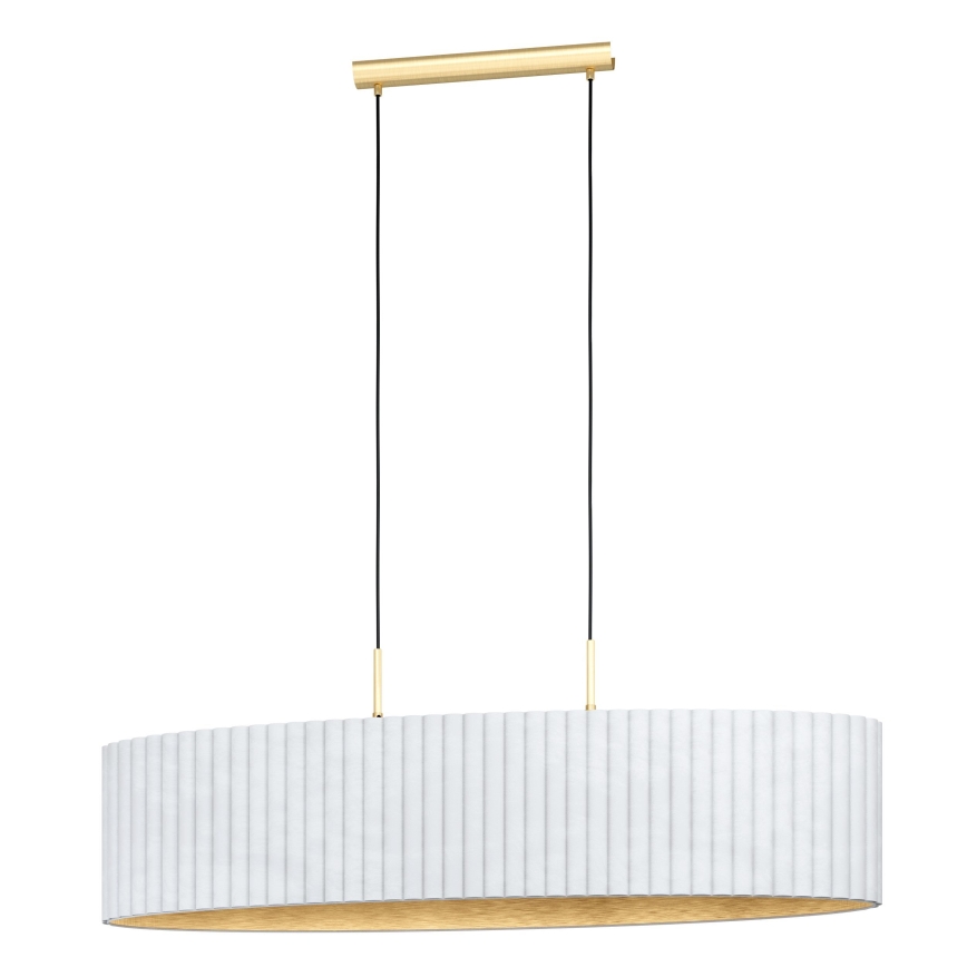 Eglo - Lustr na lanku 2xE27/40W/230V bílá